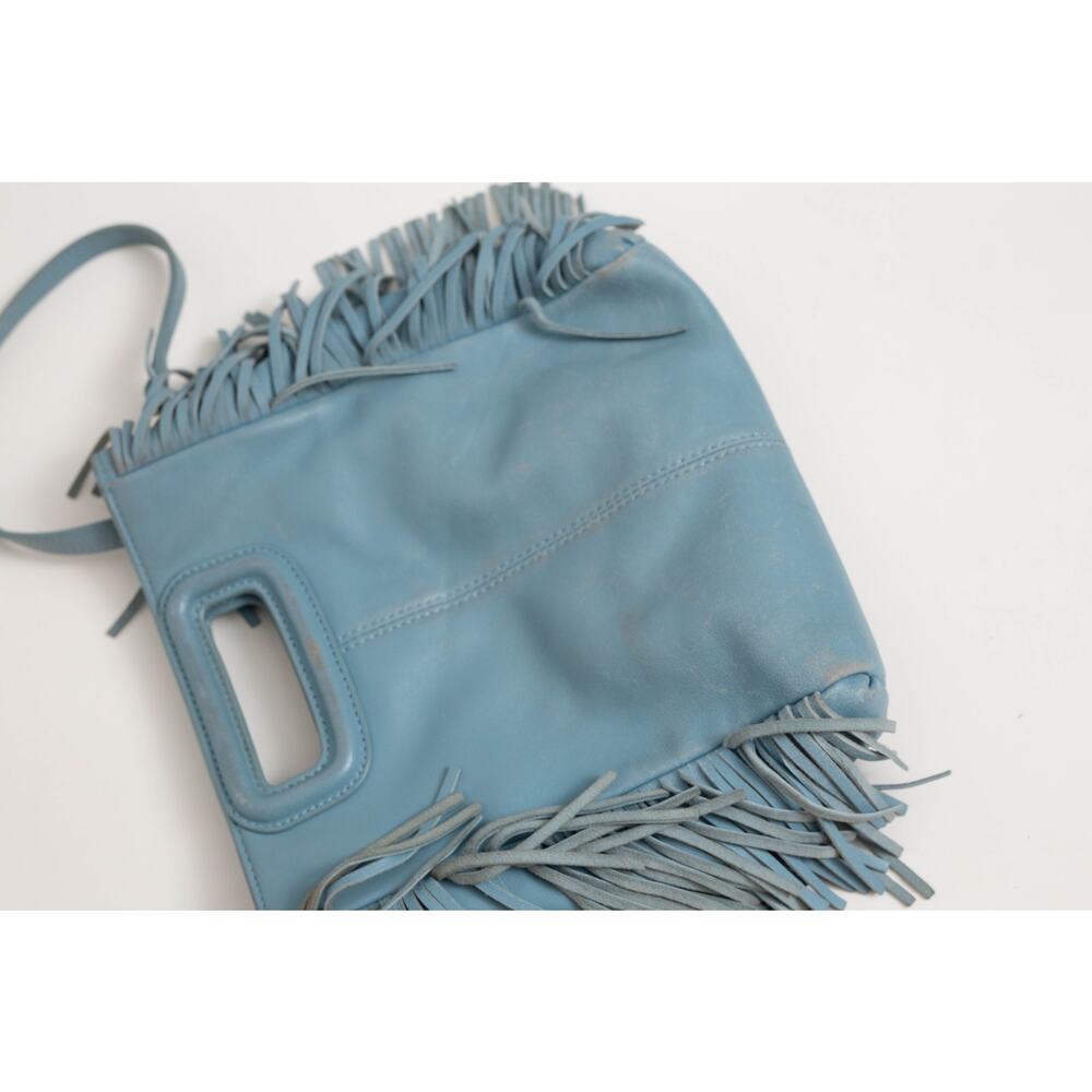 Maje Fringe Leather Bag - Picture 7 of 8